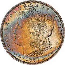 Lot 262 - 1887 Morgan Dollar NGC MS64