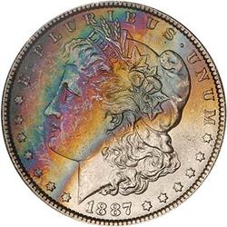 Lot 268 - 1887 Morgan Dollar NGC MS64