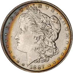 Lot 274 - 1887 Morgan Dollar NGC MS64