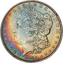 Lot 278 - 1887 Morgan Dollar NGC MS63