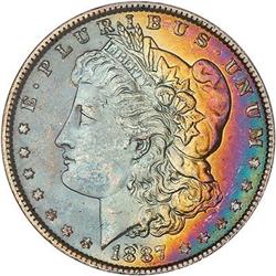 Lot 280 - 1887 Morgan Dollar NGC MS63