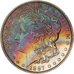 Lot 281 - 1887 Morgan Dollar NGC MS63