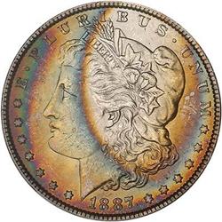 Lot 283 - 1887 Morgan Dollar NGC MS63