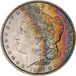 Lot 284 - 1887 Morgan Dollar NGC MS63