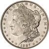 Lot 328 - 1887 Morgan Dollar. 7 over 6 PCGS MS62