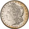 Lot 332 - 1887 Morgan Dollar. 7 over 6 PCGS MS61