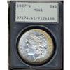 Image 3 : Lot 332 - 1887 Morgan Dollar. 7 over 6 PCGS MS61