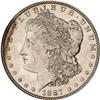 Image 3 : Lot 340 - Lot of Two 1887 Morgan Dollars. 7 over 6 PCGS MS62