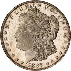 Lot 356 - 1887-O Morgan Dollar NGC MS64 DPL