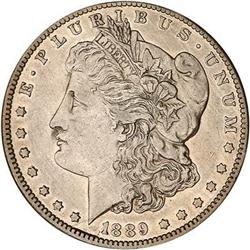 Lot 363 - 1889-CC Morgan Dollar ANACS AU50