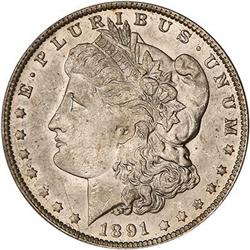 Lot 371 - 1891-O Morgan Dollar PCGS MS63