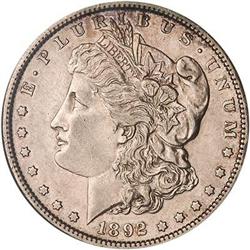Lot 373 - 1892-S Morgan Dollar NGC AU50
