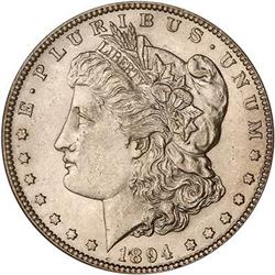 Lot 383 - 1894-S Morgan Dollar PCGS AU58