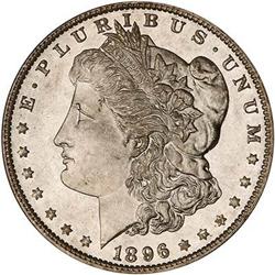 Lot 384 - 1896 Morgan Dollar PCGS MS67