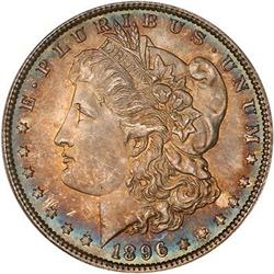 Lot 385 - 1896 Morgan Dollar PCGS MS66