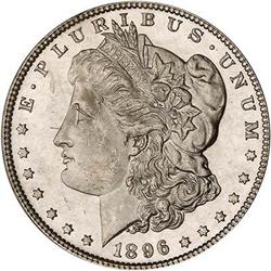 Lot 387 - 1896 Morgan Dollar PCGS MS64 DMPL