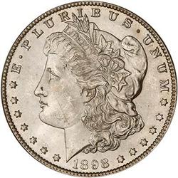 Lot 397 - 1898-O Morgan Dollar PCGS MS65