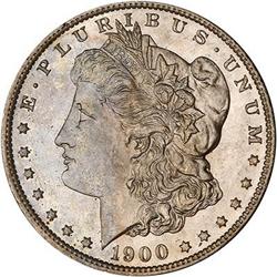 Lot 405 - 1900 Morgan Dollar PCGS MS66