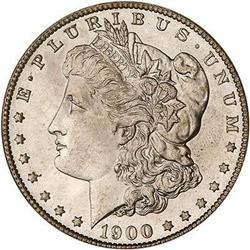 Lot 407 - 1900-O Morgan Dollar PCGS MS65