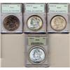 Lot 408 - Lot of Four Mixed Date Morgans PCGS Mixed Grades