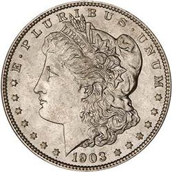 Lot 418 - 1903 Morgan Dollar PCGS MS 67