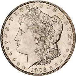 Lot 419 - 1903 Morgan Dollar PCGS MS66