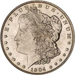 Lot 427 - 1904-O Morgan Dollar PCGS MS67