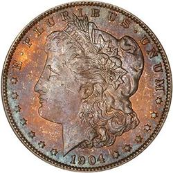 Lot 431 - 1904-O Morgan Dollar PCGS MS66