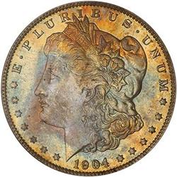 Lot 433 - 1904-O Morgan Dollar PCGS MS65