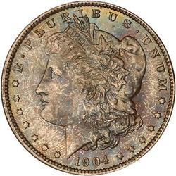 Lot 439 - 1904-O Morgan Dollar PCGS MS65