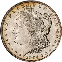Lot 441 - 1904-O Morgan Dollar NGC MS63