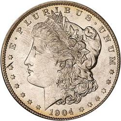Lot 442 - 1904-O Morgan Dollar NGC MS63