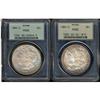 Lot 443 - Lot of Two 1904-O Morgan Dollars PCGS MS66