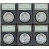 Lot 453 - Lot of Six 1904-O Morgan Dollars PCGS MS65