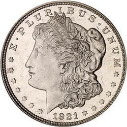 Lot 465 - 1921 Morgan Dollar NGC MS65 DPL