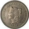 Lot 470 - 1871 Pattern Nickel, plain edge J-1053 PCGS PR62