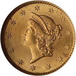 Lot 474 - 1853 $1 Gold Liberty NGC MS64