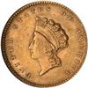 Lot 477 - 1854 Type 2 $1 Gold Indian NGC AU58