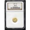 Image 3 : Lot 478 - 1855 $1 Gold Indian NGC AU55