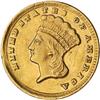 Lot 483 - 1860-D $1 Gold Indian NCS AU DETAILS