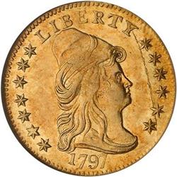 Lot 484 - 1796 $2.50 Capped Bust. Stars on obverse NGC MS64