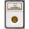 Image 3 : Lot 484 - 1796 $2.50 Capped Bust. Stars on obverse NGC MS64