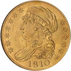 Lot 496 - 1810 $5 Large Date Large 5 NGC MS64