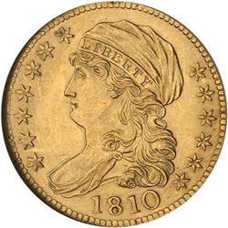 Lot 497 - 1810 $5 Large date, large 5. NGC MS61