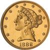 Lot 501 - 1888 $5 Liberty ANACS PF65 Cameo