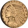 Lot 504 - 1909-O $5 Indian NGC AU53