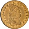 Image 1 : Lot 509 - 1803 $10 Capped Bust. Small reverse stars ANACS AU50