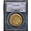 Image 3 : Lot 526 - 1876-CC $20 Liberty PCGS EF45