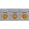 Image 1 : Lot 527 - Lot of Three $20 Libs Various Dates PCGS XF