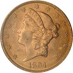 Lot 531 - 1894 $20 Liberty NGC MS 64
